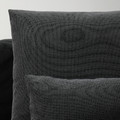 SÖDERHAMN 3-seat sofa, with open end/Fridtuna dark grey