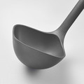 FULLÄNDAD Soup ladle, grey, 31 cm