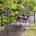 GoodHome Garden Tray Table Nova, anthracite