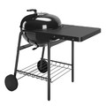 GoodHome Charcoal Barbecue BBQ with Shelf Kiowa 57 cm