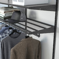 BOAXEL Wire shelf, anthracite, 60x40 cm