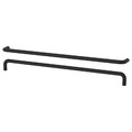 BAGGANÄS Handle, black, 335 mm, 2 pack