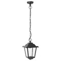 BÄCKFRÄNE Pendant lamp, outdoor black