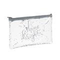 Pencil Pouch Gloss Silver