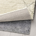 TVERSTED Rug, low pile, beige, 170x240 cm