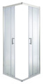 Cooke & Lewis Shower Enclosure Onega 70x70x190cm, chrome/transparent