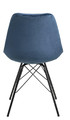 Chair Eris, velvet, blue