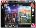 Schmidt Jigsaw Puzzle Lars Stewart New York Day/Night 1000pcs 7+