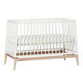 LEANDER Baby Cot LUNA™ 0-3y, White/Oak