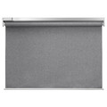 FYRTUR Block-out roller blind, wireless, battery-operated grey, 100x195 cm
