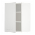 METOD Wall cabinet with shelves, white/Stensund white, 40x60 cm