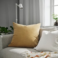 SANELA Cushion cover, beige-yellow, 65x65 cm