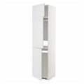 METOD High cab f fridge/freezer w 3 doors, white/Stensund white, 60x60x240 cm