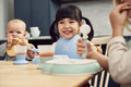 BABYBJORN Baby Dinner Set - Powder Blue 4m+