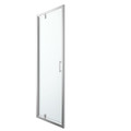 GoodHome Pivot Shower Door Beloya 80 cm, chrome/transparent