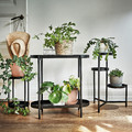 OLIVBLAD Plant stand, in/outdoor black, 58 cm