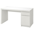 MALM Desk, white, 140x65 cm
