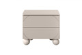 Bedside Table Nightstand Sonatia II 45 cm, cashmere