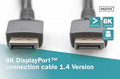 Digitus Connection Cable UHD DP/DP DB-340201-030-S