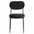 Chair Camile Velvet, black