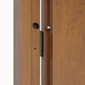 External Door O.K. Doors Temida Black P55 80, right, gold oak