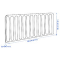 EILIF Screen for desk, blue, 120x48 cm