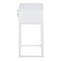 Nightstand Bedside Table Mitra, white