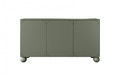 Cabinet Sonatia II 150 cm, with 4 internal drawers, olive