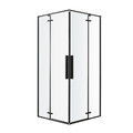 GoodHome Shower Enclosure Ezili 80 x 80 cm, black/transparent