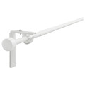 RÄCKA Curtain rod combination, white, 120-210 cm