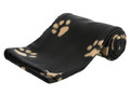 Trixie Dog Blanket 100x70cm, black, patterned