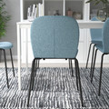 KARLPETTER Chair, Gunnared light blue/Sefast black