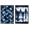 KNOPPÄNG Frame with poster, dark patterns, 50x70 cm, 2 pack