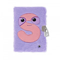 Plush Notebook Diary "S", lilac