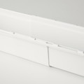 KACKLA Extendable box, white, 18-28x13 cm