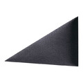 Upholstered Wall Panel Triangle Stegu Mollis 15x30cm 2pcs R, black