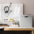 SKÅDIS Pegboard, white, 56x56 cm