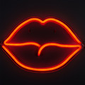 LED Lamp Lips Mouth Neon