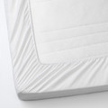 LENAST Mattress protector, white, 60x120 cm