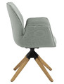 Swivel Chair Aura, auto return, light grey