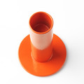 TUVKORNELL Candle holder, set of 3, orange