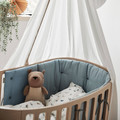 LEANDER Bumper for CLASSIC™ Baby Cot, dusty blue