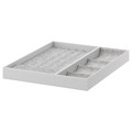 KOMPLEMENT Insert for pull-out tray, light gray, 50x58 cm