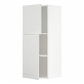 METOD Wall cabinet with shelves/2 doors, white/Stensund white, 40x100 cm