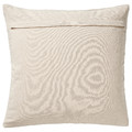 KUSTFLY Cushion cover, beige/black, 50x50 cm