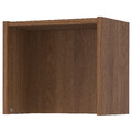 BILLY Height extension unit, brown walnut effect, 40x28x35 cm