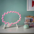 SNÖDJUP LED decoration lighting, speech bubble white/multicolour