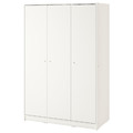 KLEPPSTAD Wardrobe with 3 doors, white, 117x176 cm