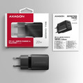 AXAGON Wall Charger EU Plug ACU-PQ20 PD&QC 20W, black