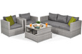 Outdoor Furniture Set MALAGA COMFORT MAX, grey